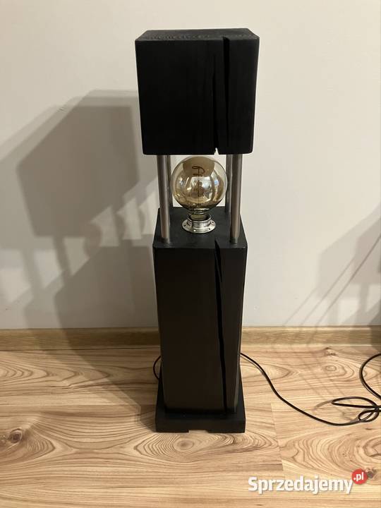 Lampa z drewna vintage Kondratowice