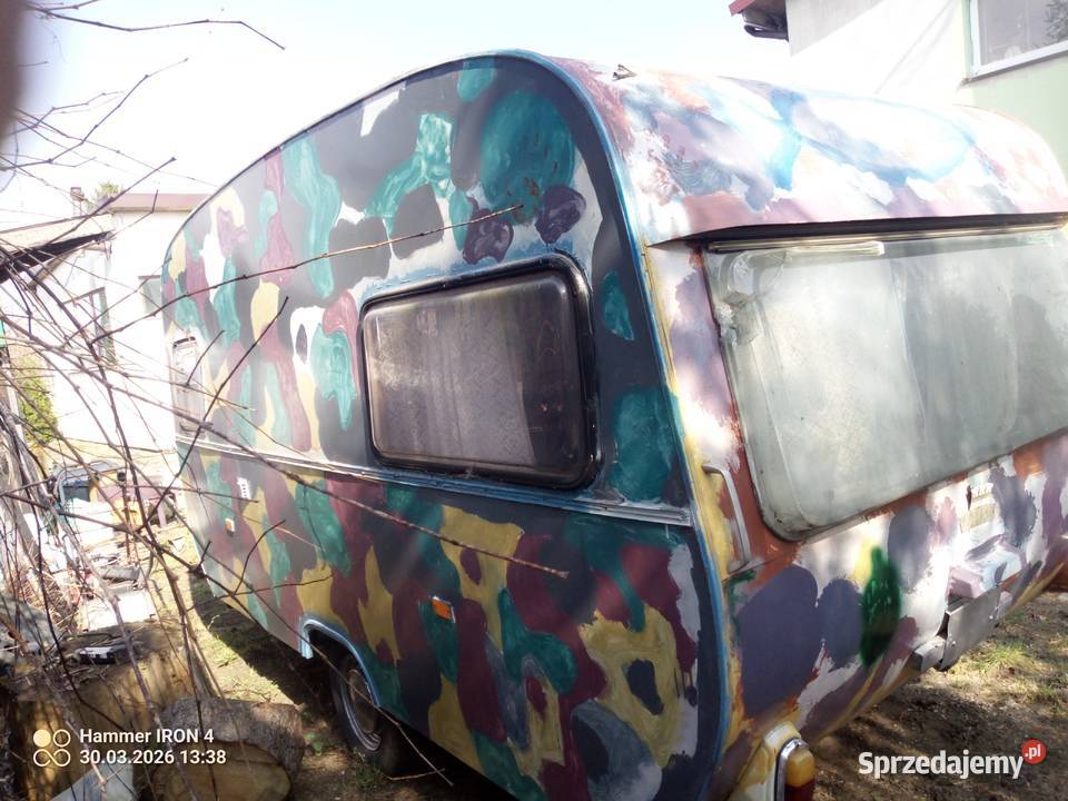 Przyczepa Kempingowa na działkę budowe