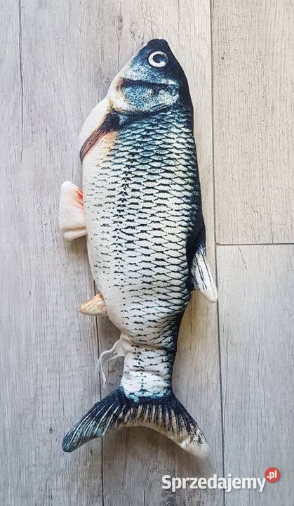 Skacząca pluszowa ryba do zabawy kota na USB małopolskie Chrzanów