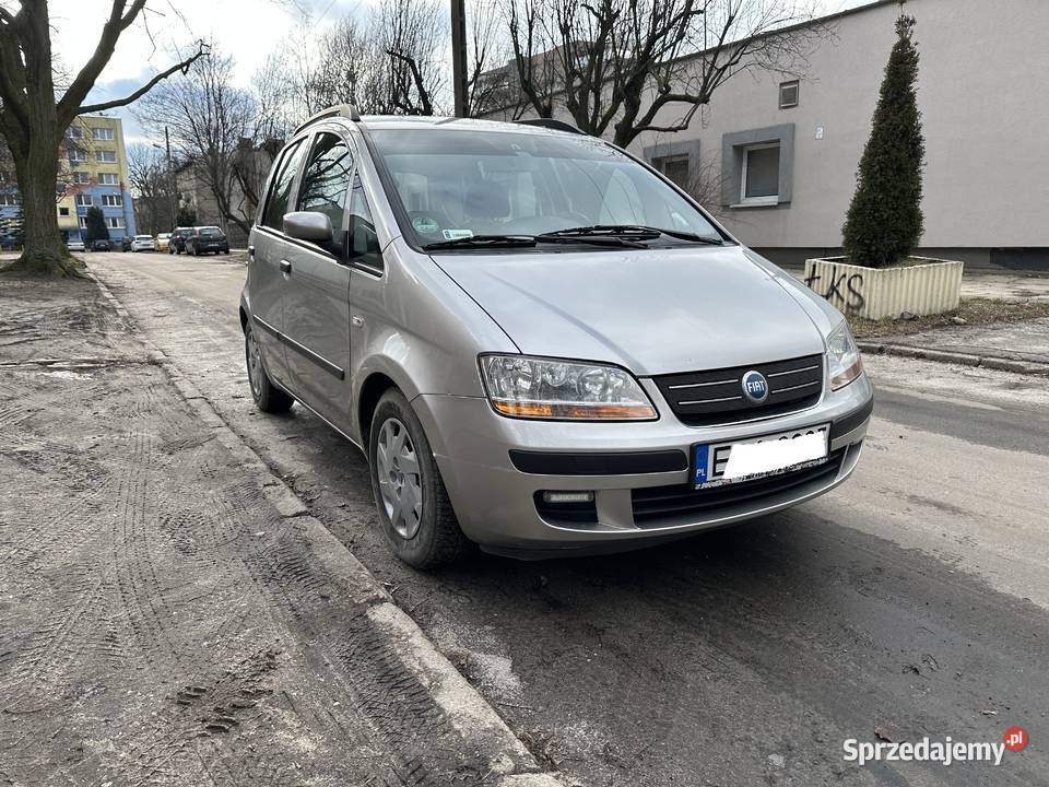 Fiat Idea 14 2006r LPG Klimatyzacja manualna Łódź