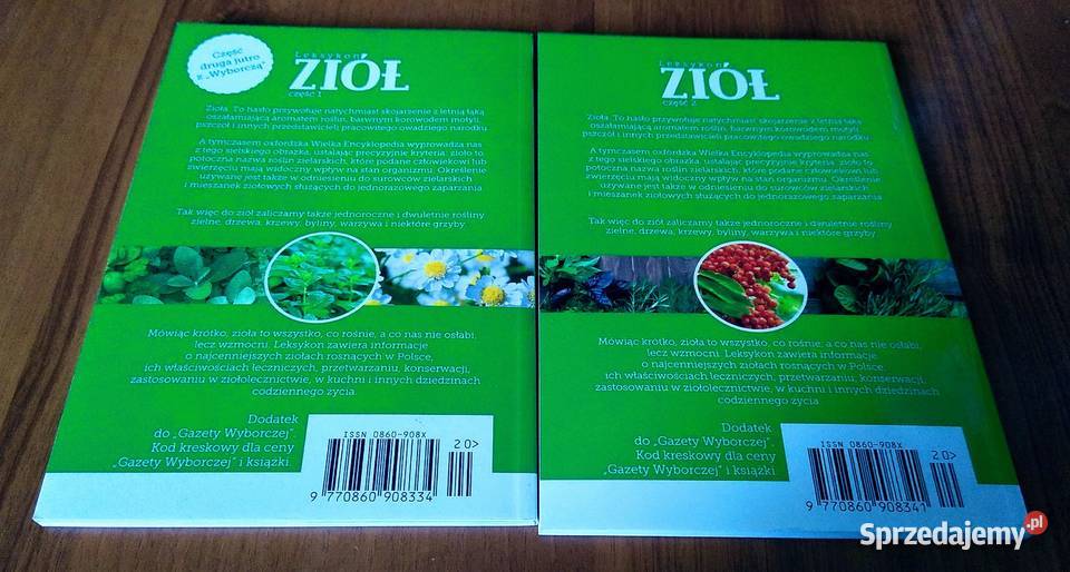Leksykon ziół Część 12 Gazeta Wyborcza Fiedoruk ISBN 9788326824302 Gdańsk