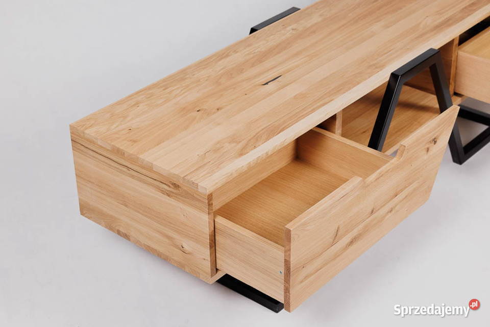 Szafka RTV Loftowa Dębowa NANO Sopot