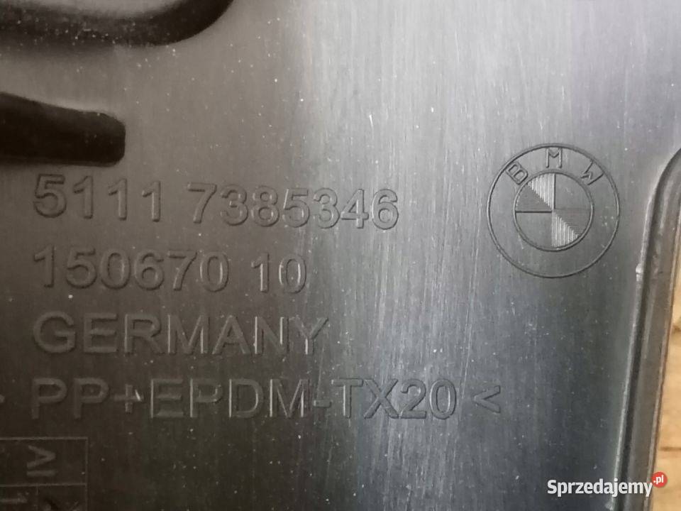 BMW 5 G30 G31 ŚLIZG ZDERZAK PRAWY PRZÓD 7385346 Pleszew