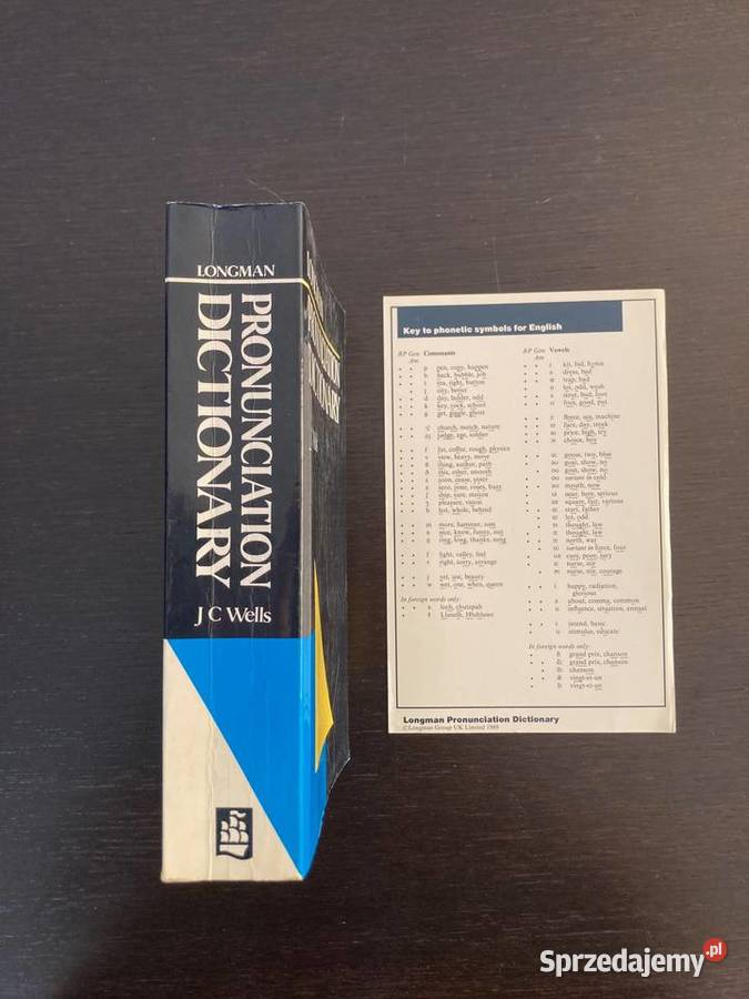 JC Wells Longman Pronunciation Dictionary