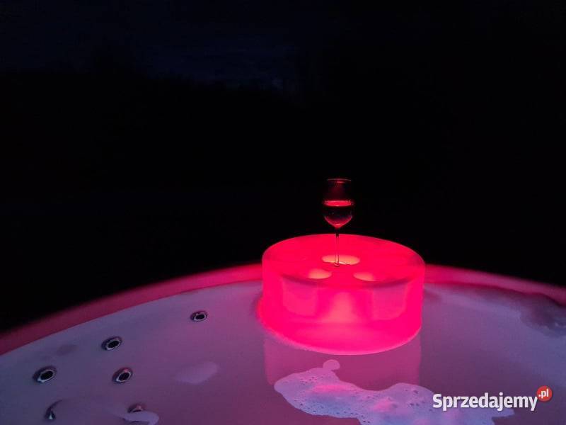 Pływający barek na napoje LED RGB beczka basen Warszawa
