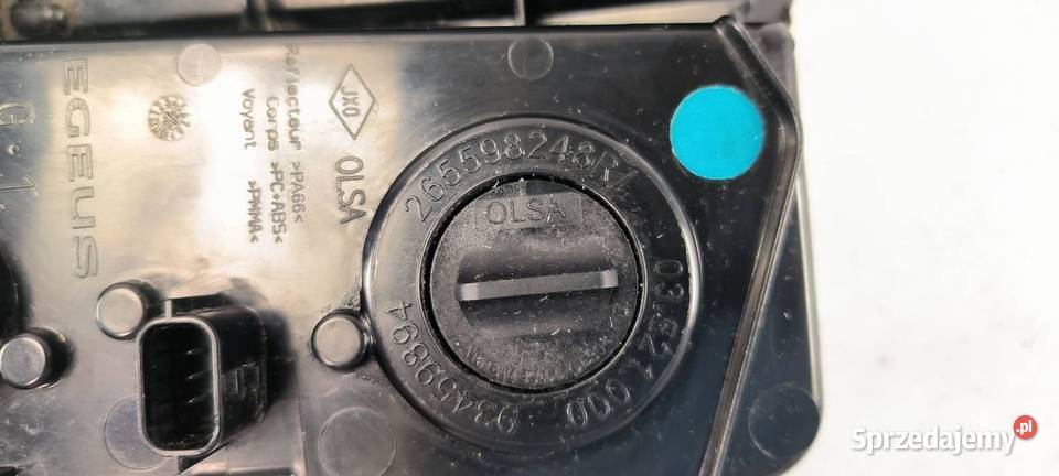 LAMPA LEWA TYŁ RENAULT TRAFIC III Lipno