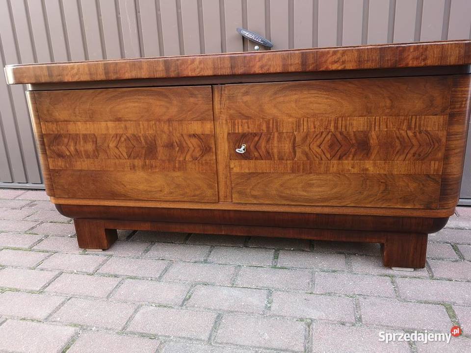 Komoda ARTDECO Orzech Niska Stara Antyk Antyki, Sztuka, Kolekcje Swarzędz