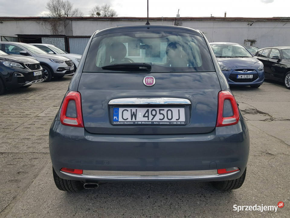 Fiat 500 12 Benzyna Klima Panorama Tempomat Włocławek