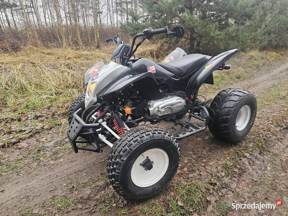 Quad Shineray zarejstrowany opłacony 4000km łódzkie Chotynin