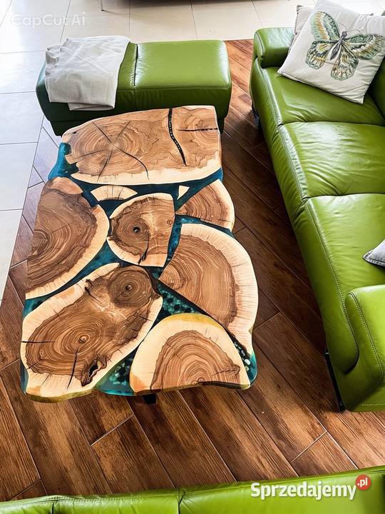 Stoliki i stoły z żywicą Loft Kraków