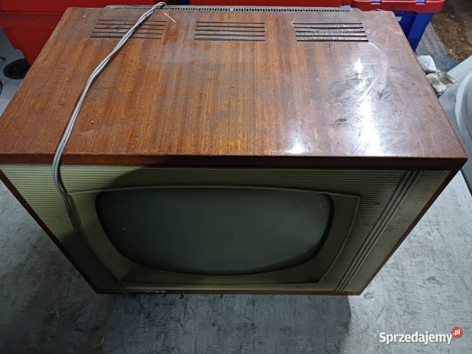 Zabytkowy kolekcjonerski telewizor Alga 21 Kineskopowy Gródek sprzedam