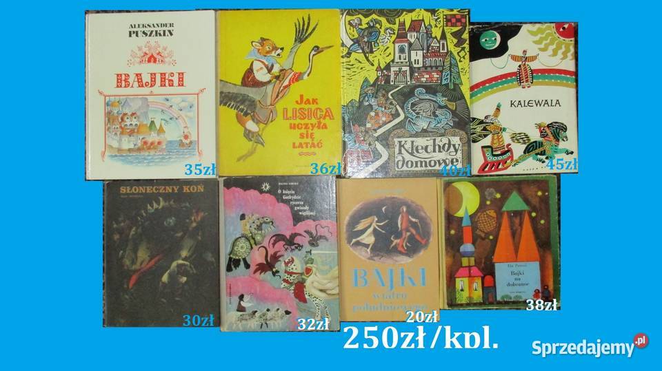 Bajki Puszkin klechdy Kalewala Bajki na łódzkie