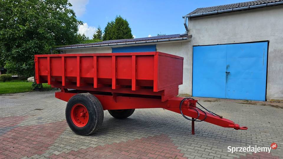 Przyczepa Rolnicza Wywrotka Jednoosiowa 8 10 ton