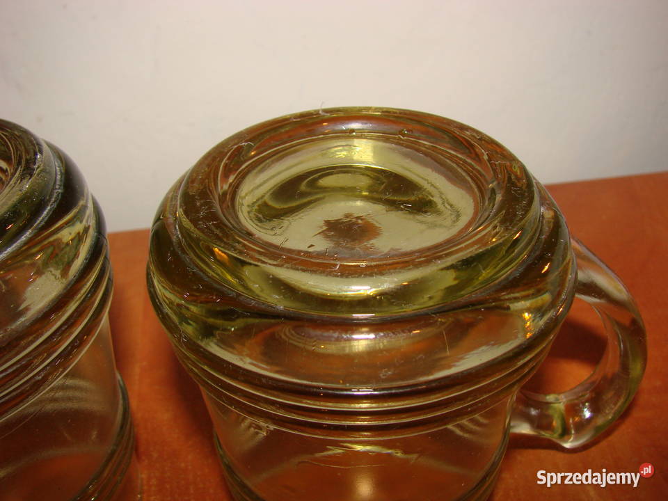 mały stary szklany kufel pomorskie Pruszcz Gdański sprzedam