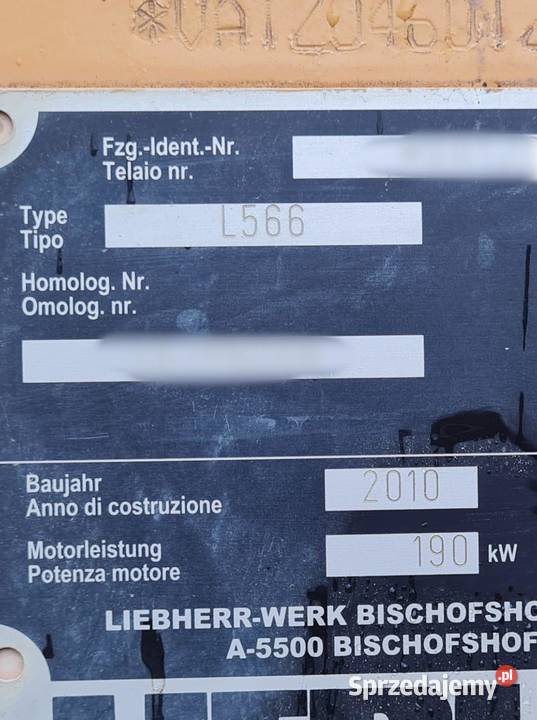 Ładowarka LIEBHERR 566 2plus 2 Katowice