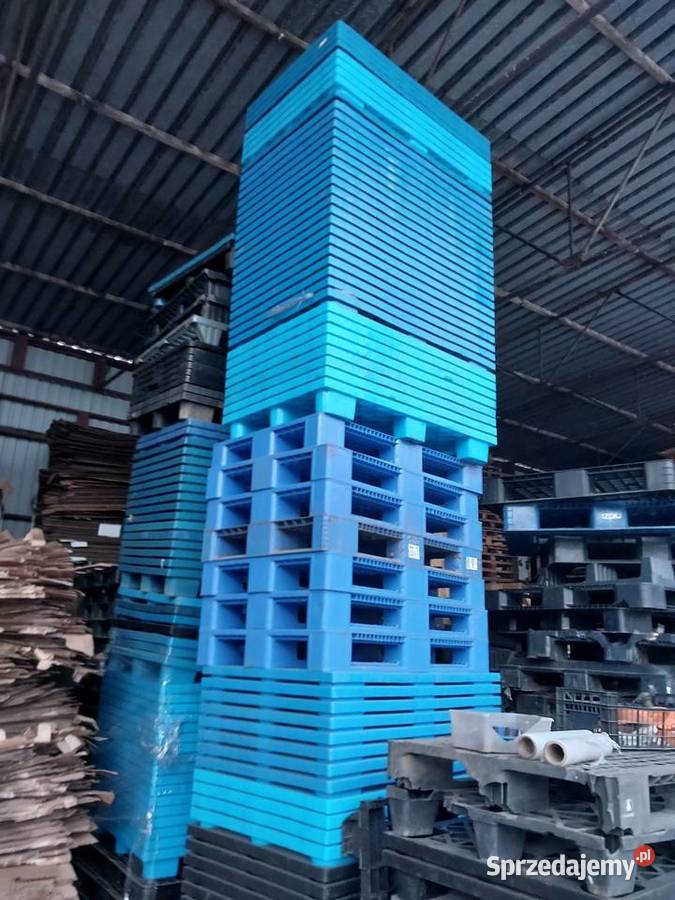 Palety plastikowe solidne nowe różne wymiary i Mąkosy Stare
