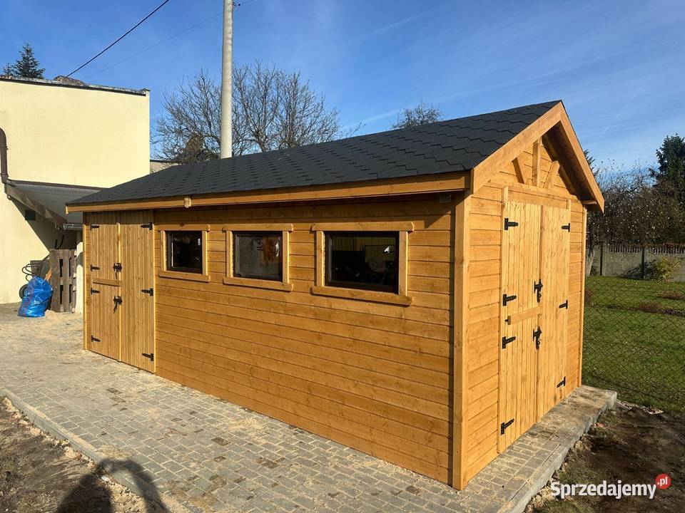 Domek alpak kóz owiec 3m x 6m narzędziowy