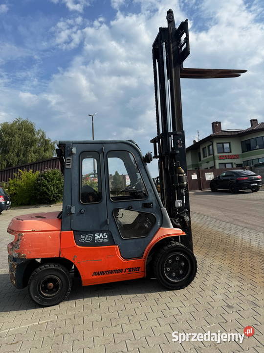 wózek widłowy TOYOTA 7FDJF35 diesel 3500 kabina Toyota Wózki widłowe Działoszyn