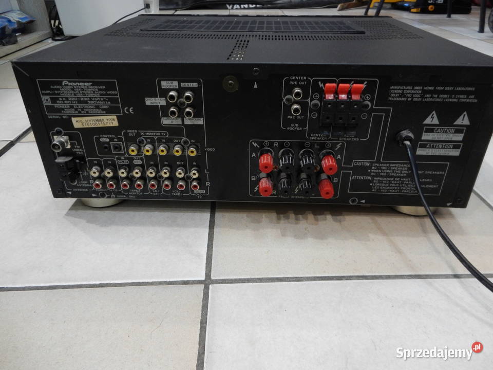 Amplituner Pioneer VSX708RSD pilot Leżajsk