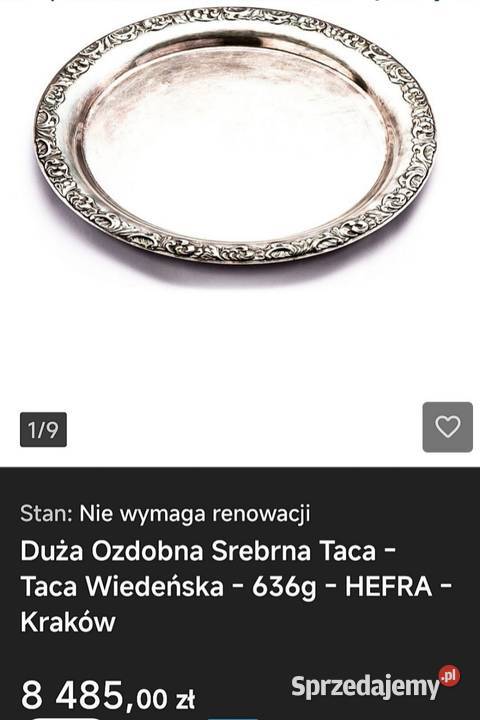 Cukiernia i Mlecznik 1846 r SREBRO 950 Waga 997 Węgorzewo