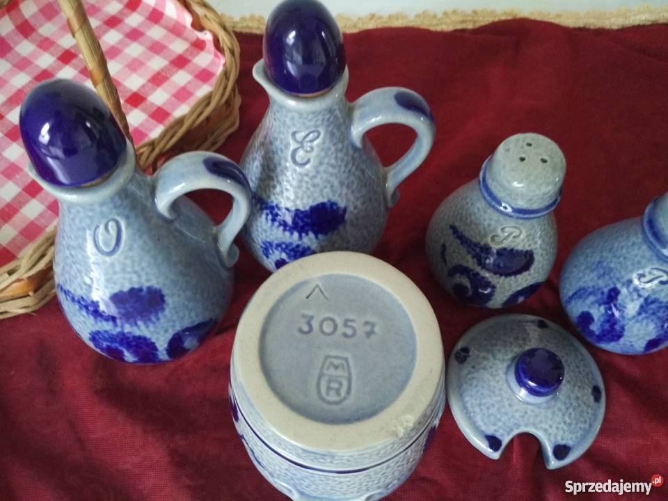komplet do przypraw koszyczek Ropa sprzedam