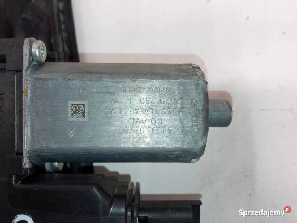 MECHANIZM SZYBY PRAWY PRZÓD 9829889680 Peugeot