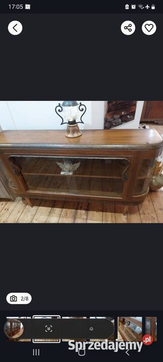 Retro komoda witryna barek stara biblioteczka