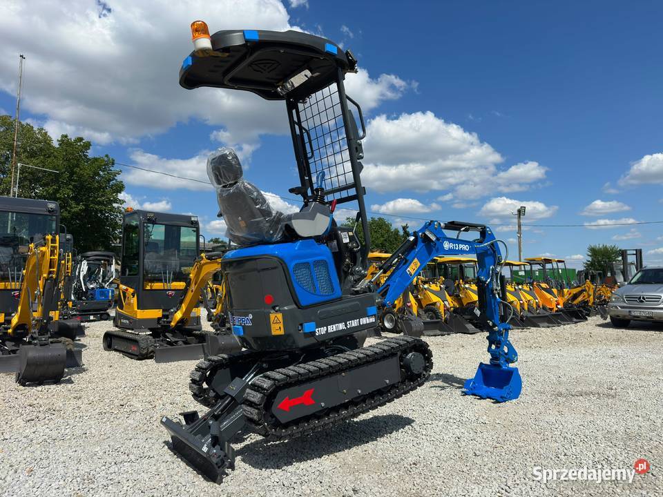 Nowa Minikoparka RIPPA R13 PRO Kubota 1300 Rzeszów