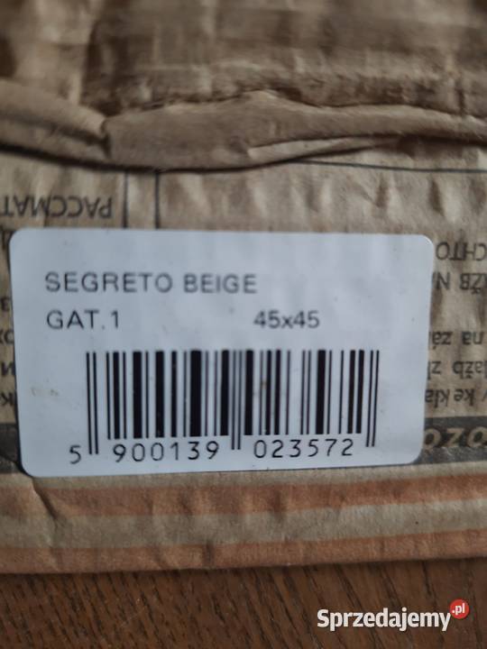 Paradyż Segreto Beige 45x45 gres nieszkliwiony Morąg sprzedam