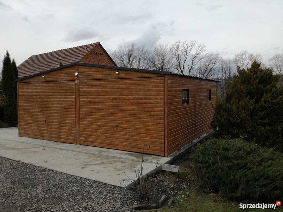 Garaż Blaszany Drewnopodobny 3x5 Garaże Blaszane lubelskie