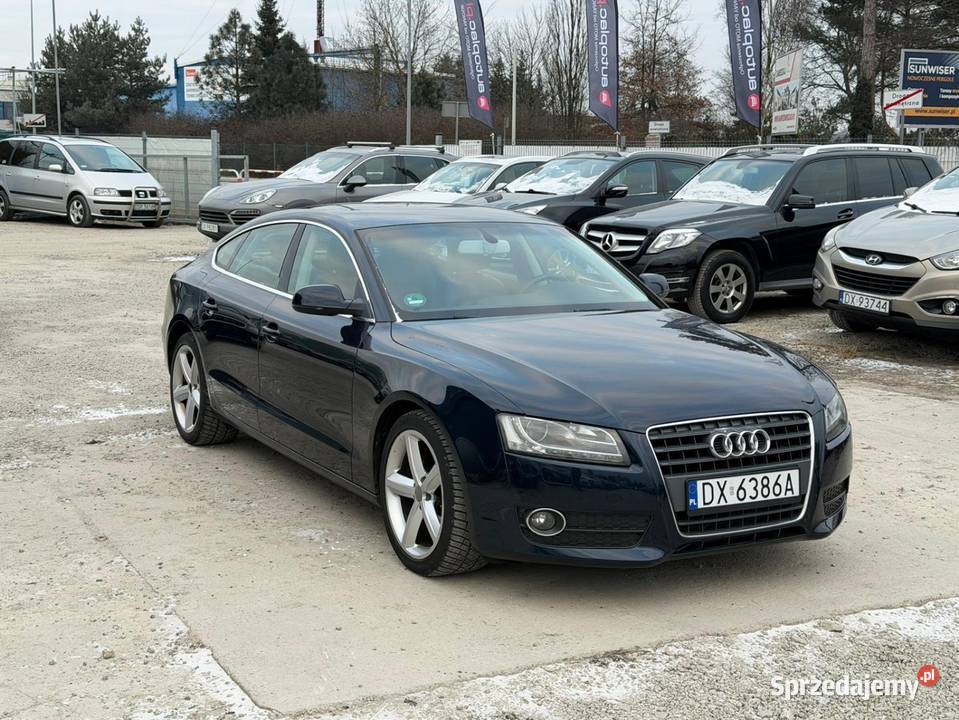 Audi A5 Sportback 20 Benzyna 2010r Led Skóra A5 Wrocław