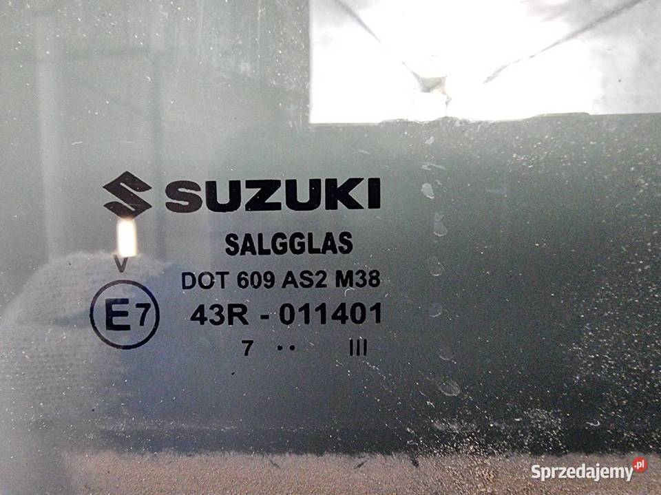 SZYBA PRAWY TYŁ SUZUKI VITARA III osobowe kujawsko-pomorskie Lipno
