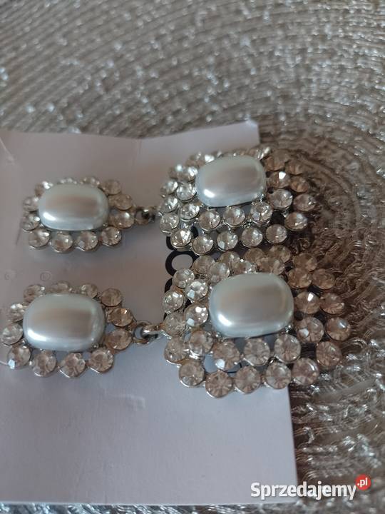 ASOS Bogato zdobione kolczyki ślubne z Londynu Kraków