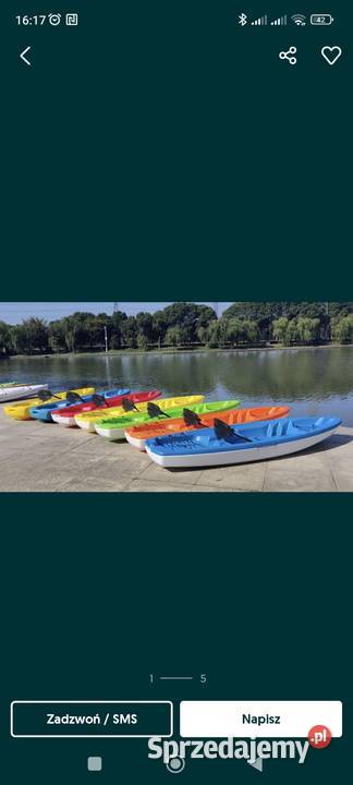 Nowy kajak Fun Kajakarstwo podlaskie sprzedam