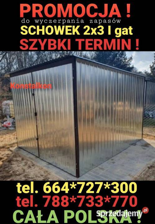 Garaż blaszany Blaszak Garaże MOCNE Kraj SZYBKI Kielce sprzedam