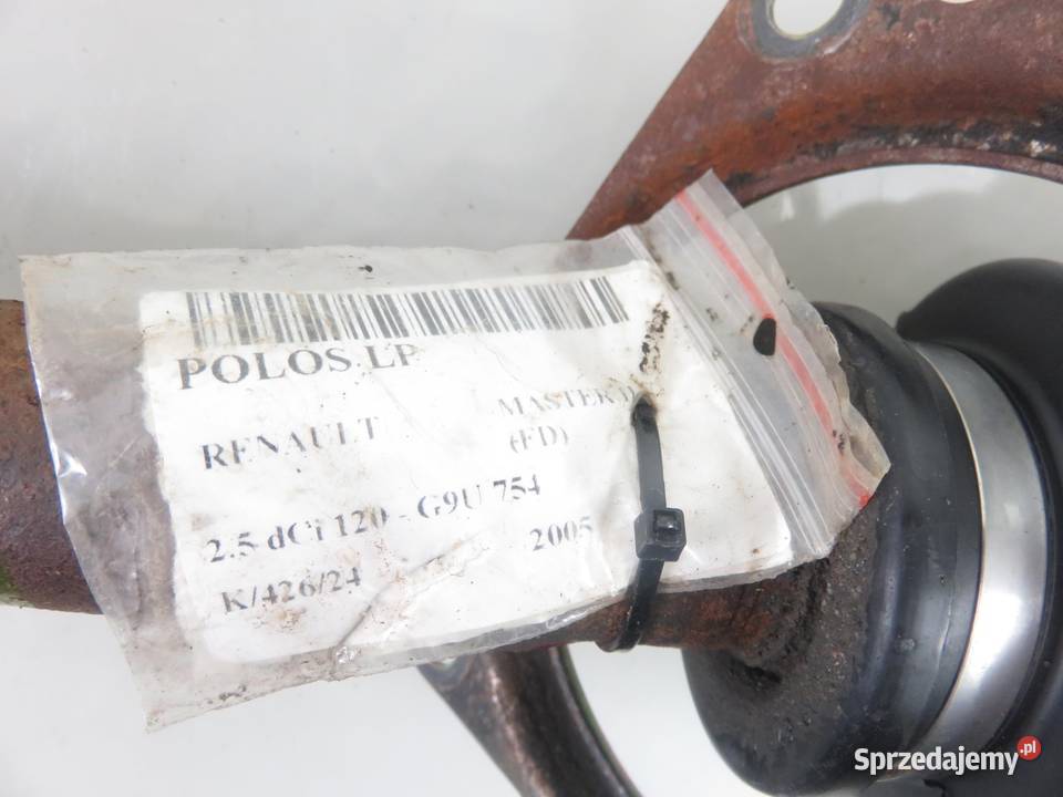 PÓŁOŚ LEWA PRZEDNIA RENAULT MASTER II 25 dCi Półosie sprzedam