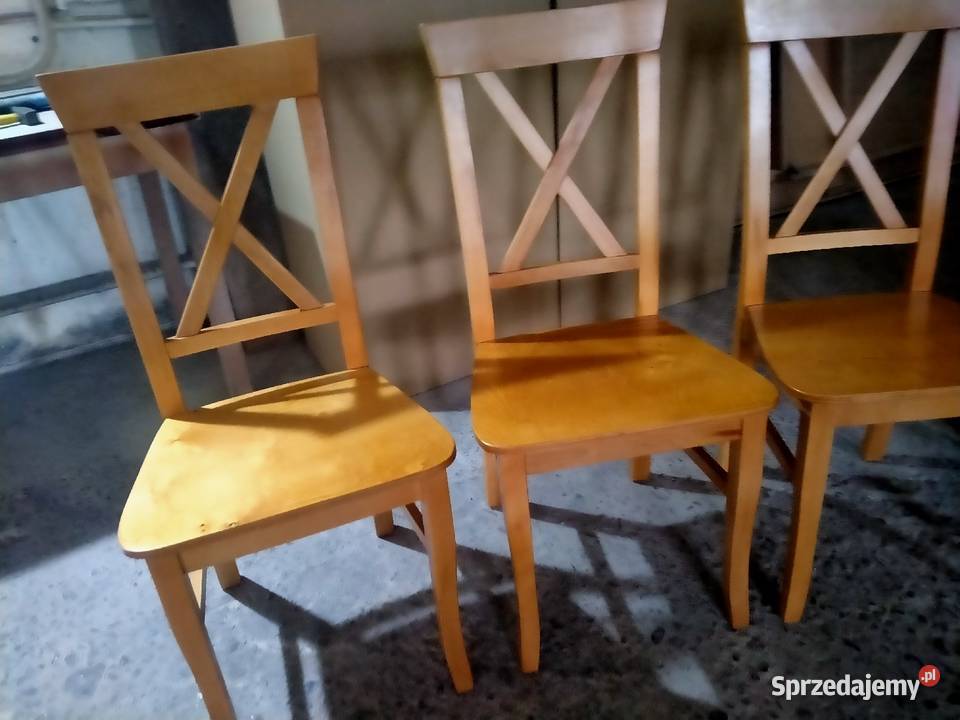Nowe krzesła bukowe sprzedam