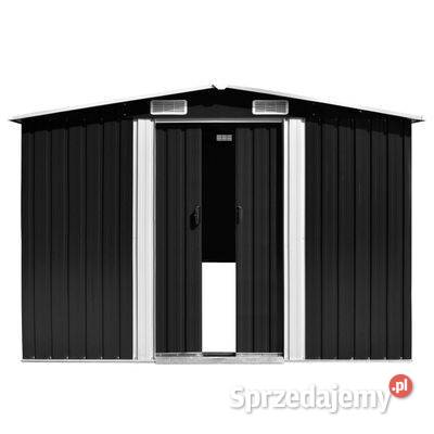 vidaXL Szopa ogrodowa 257 x 298 x 178 metal Meble ogrodowe Warszawa