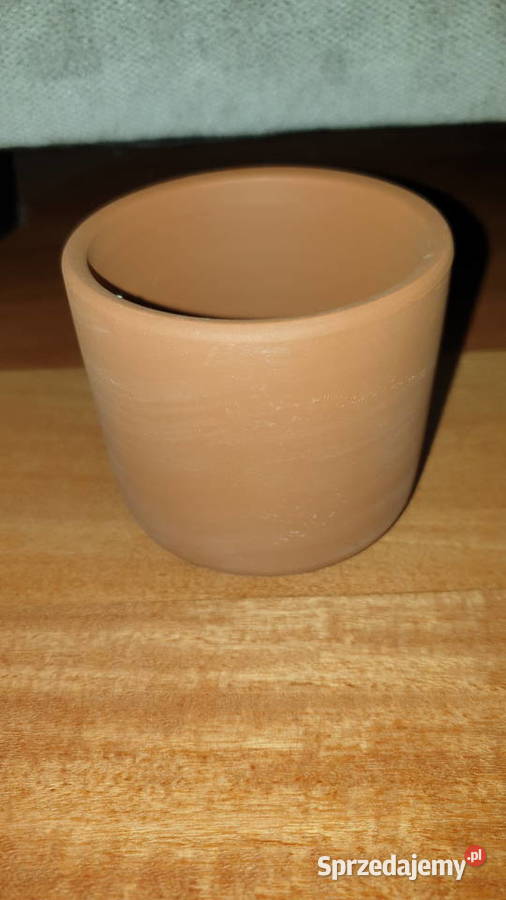 Osłonka doniczka ceramiczna brązowa nowa Warszawa sprzedam