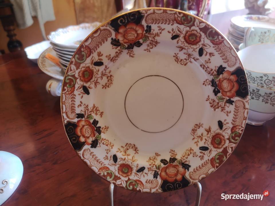 Filiżanka z talerzykiem Sygnowana England