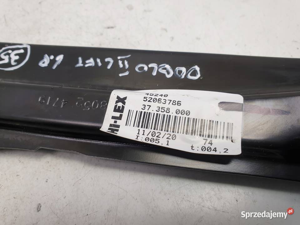 Fiat Doblo II lift LEWY PODNOSNIK SZYBY przód osobowe Rudka