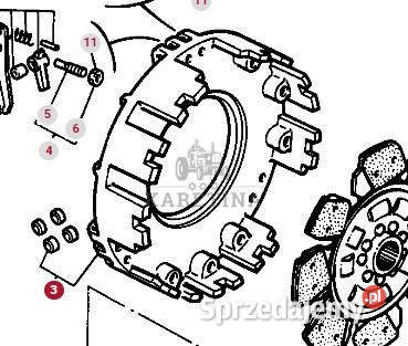Massey Ferguson 3690 Pokrywa CZĘŚCI 3311496M91