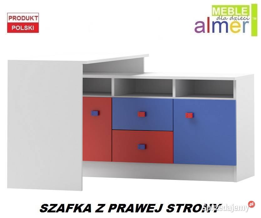 BRICKS NB16 biurko narożne dziecka 120x120 w74 Bielsko-Biała