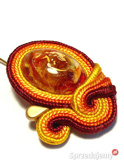BROSZKA NA SZPILCE Z ŻYWICĄ SUTASZ mazowieckie Warszawa