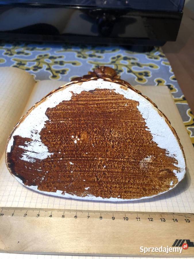 Figurka Budda masa gipsowa glazurowana Tychy