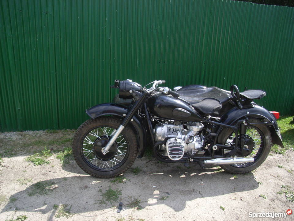 K750 ural dniepr emka M72 motocykl z wózkiem sprowadzony