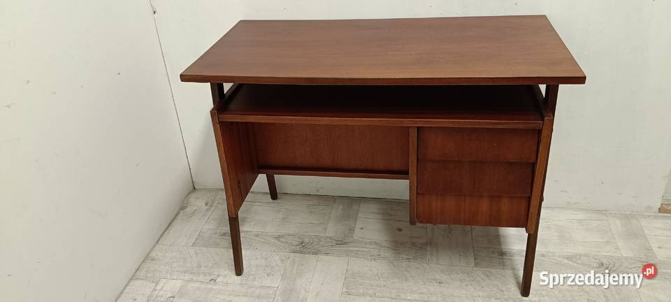 biurko prl Koronowo design stare machoń Puchała łódzkie