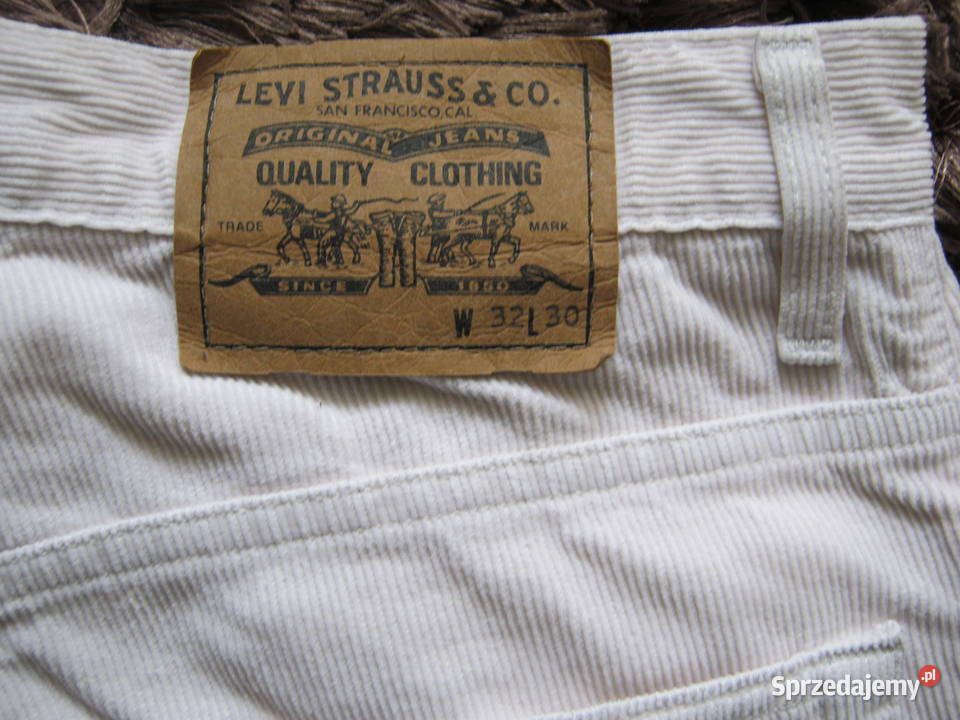 VINTAGE spodnie LEVI STRAUSS W32L30 jeansy niebieski