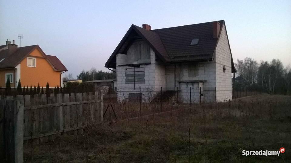 dom na działce 11 ar Chorzele surowy otwarty Chorzele