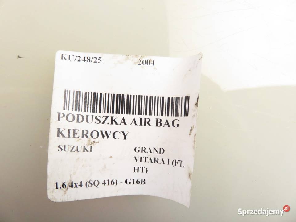 PODUSZKA KIEROWCY SUZUKI GRAND VITARA I